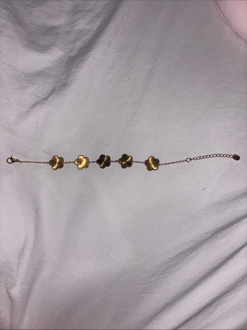 Gold clover bracelet VC